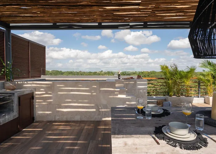 Amazing Penthouse Private Pool Close To * Tulum