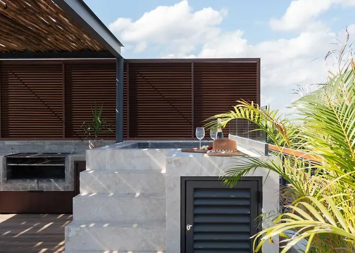 Amazing Penthouse Private Pool Close To Apartment Tulum